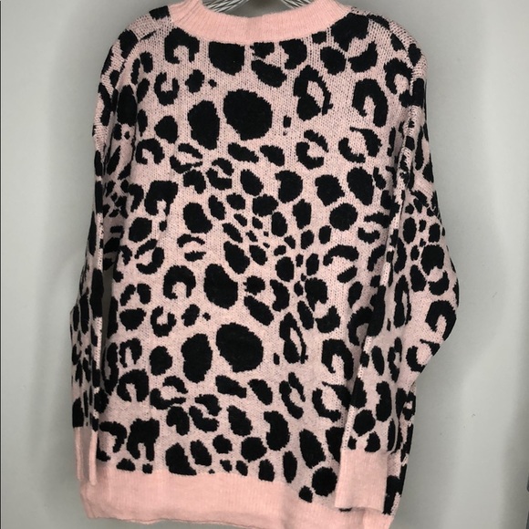 PINK & BLACK KNIT SWEATER - Picture 4 of 4